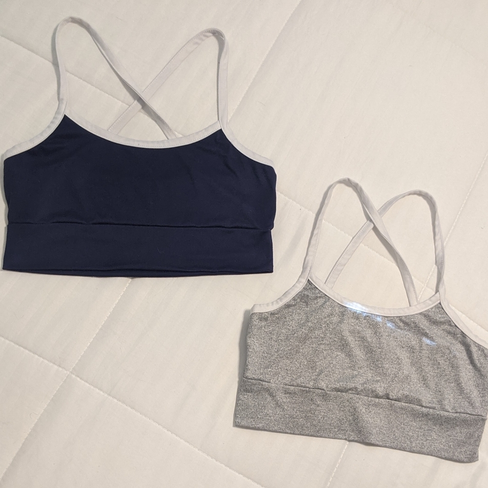 Set of two crop tops, size small